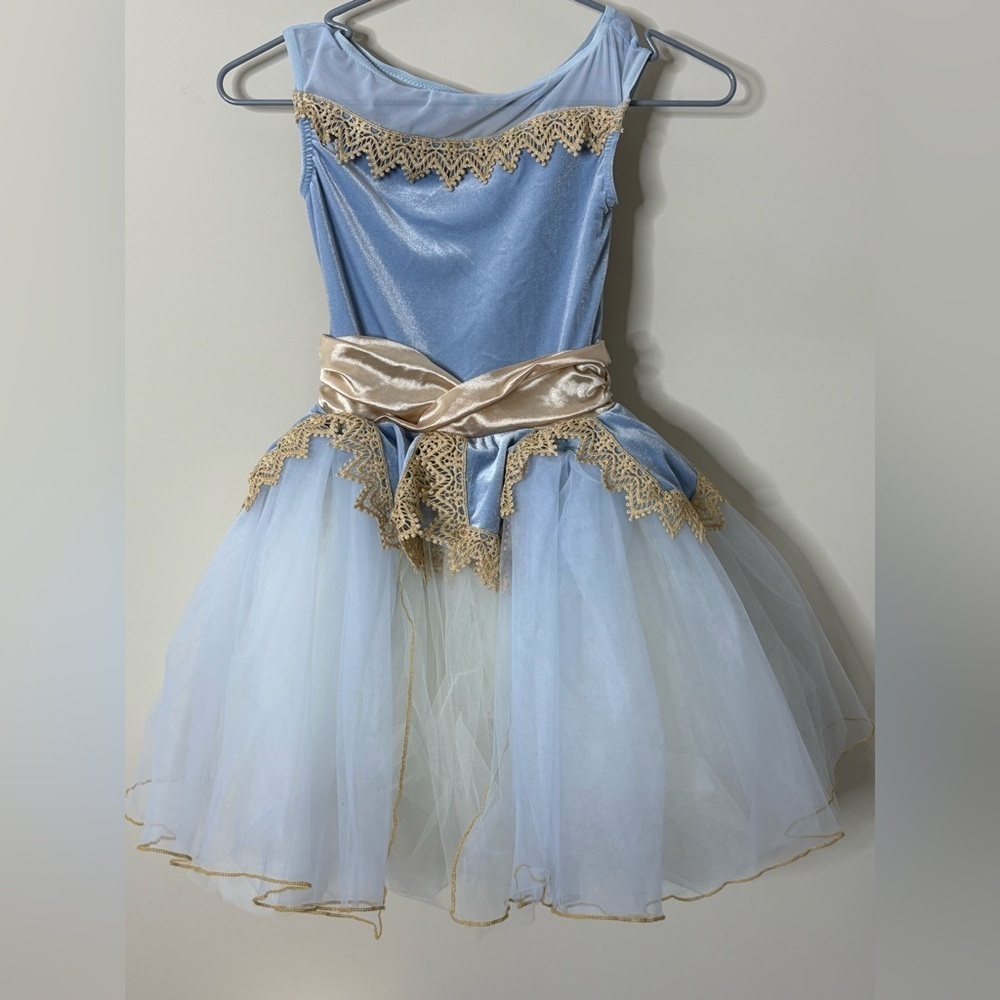 Weissman Dance Ballet Costume La Valse De L’Amour Blue Size IC - Picture 1 of 12